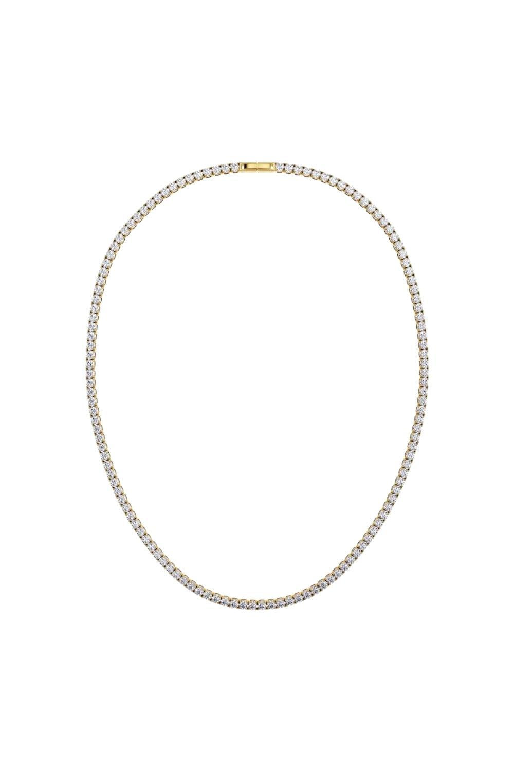 Tennis Necklace Gold