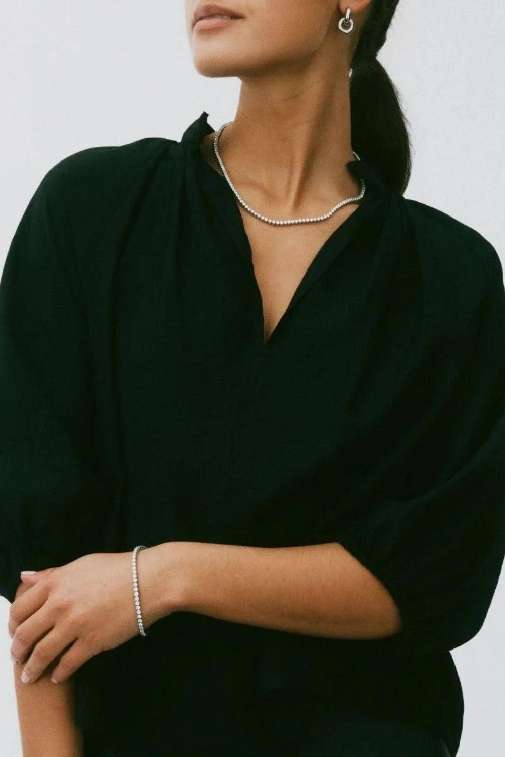 Tennis Necklace Steel