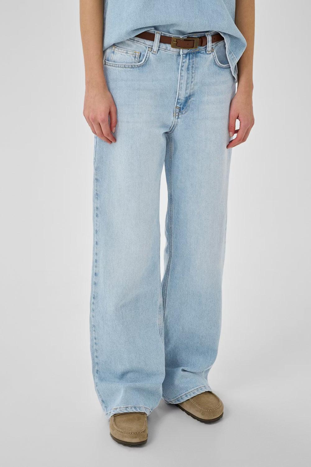 The Louis High Wide 32" Ligh Blue wash