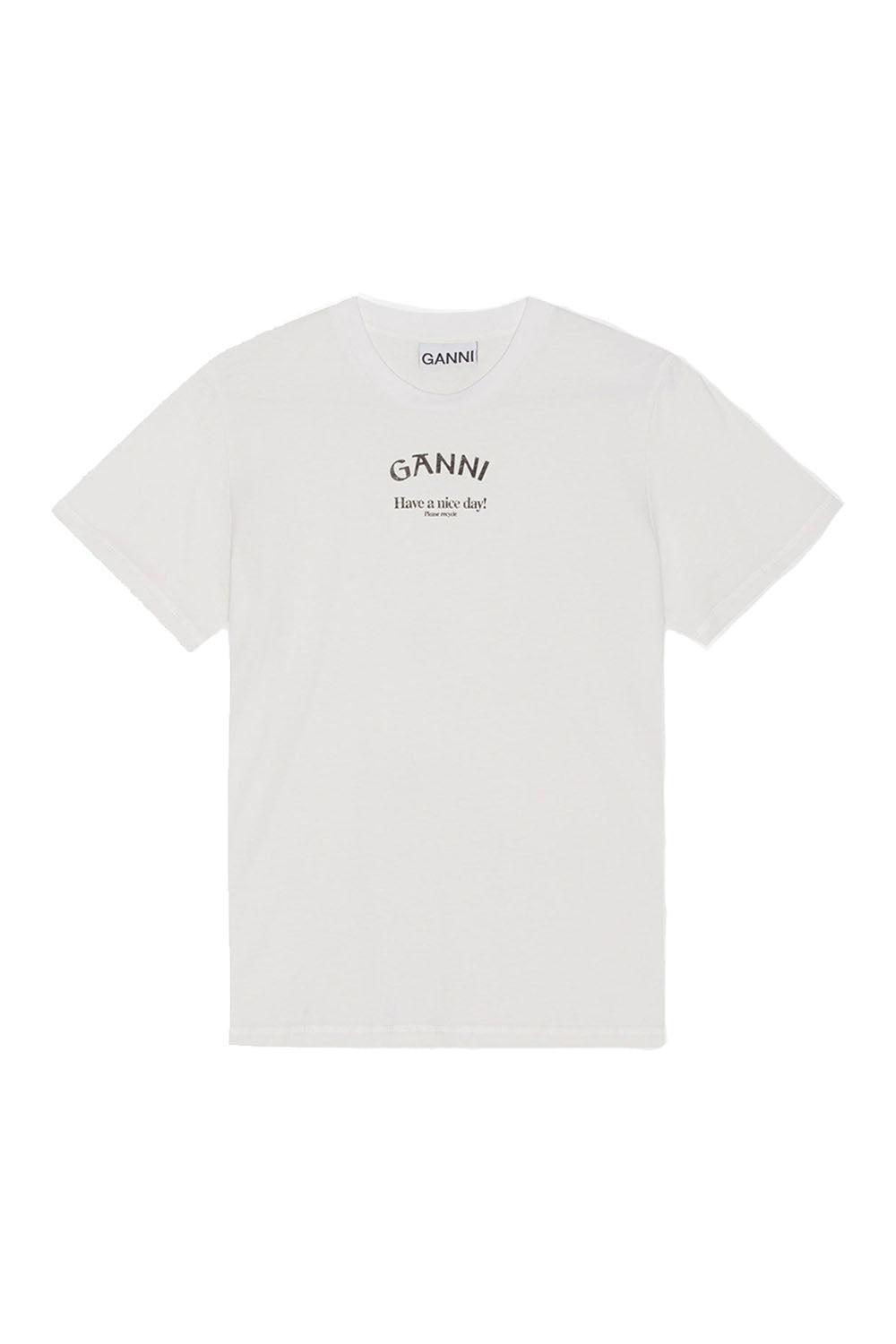 Thin Jersey Relaxed O-neck T-Shirt Bright White