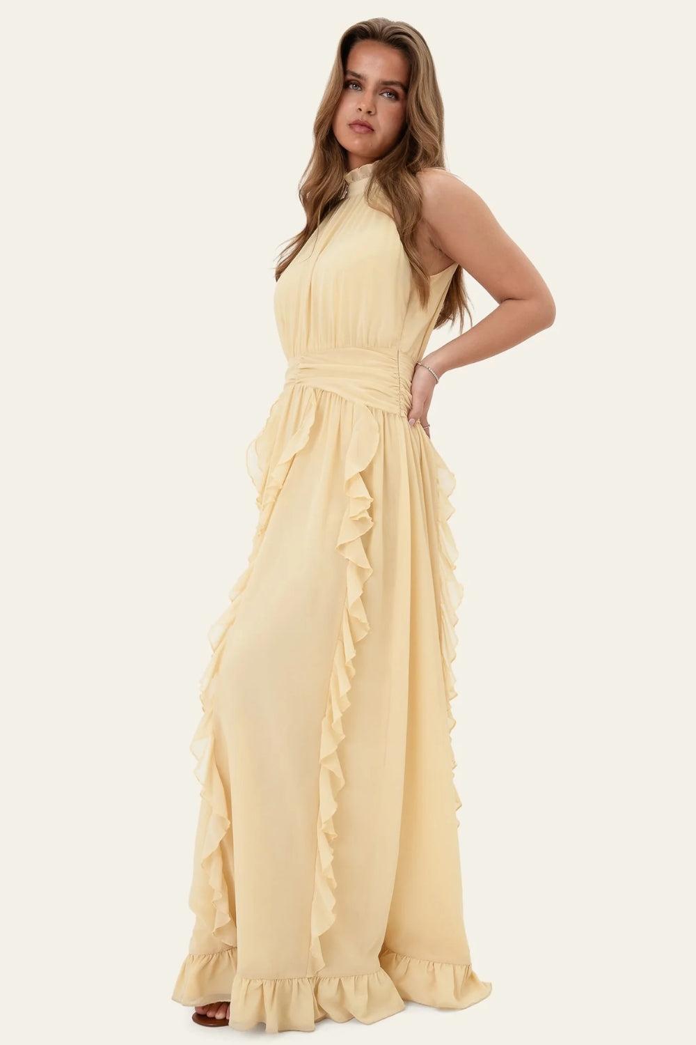 TianaIC Maxi Dress Yellow
