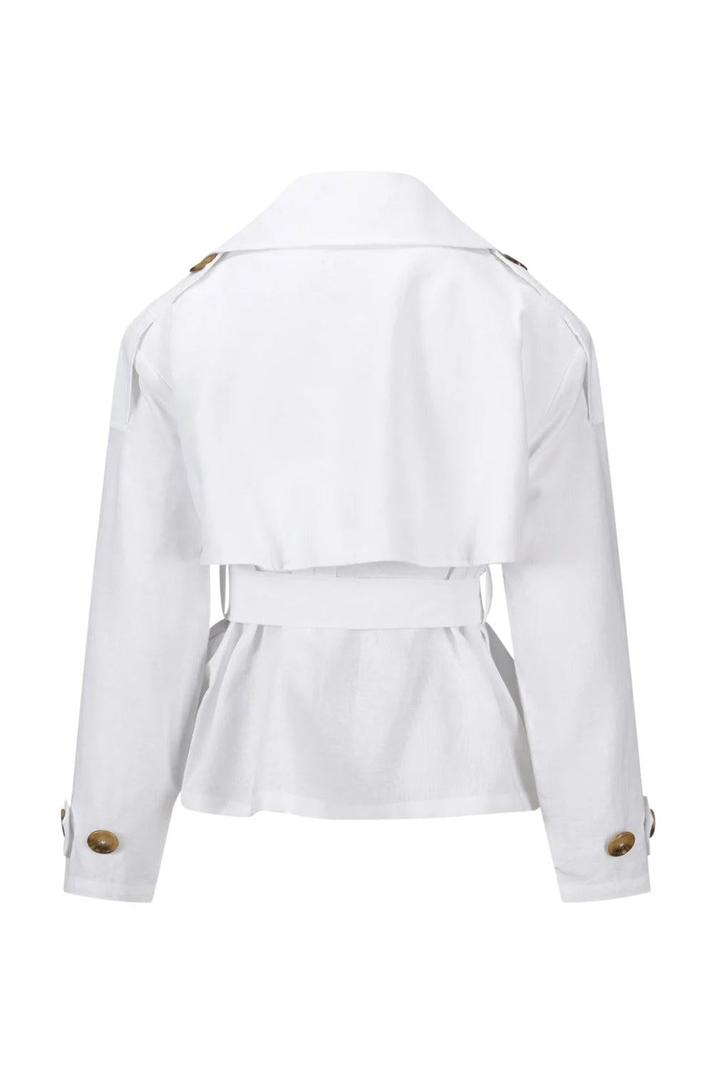 Tilla Linen Jacket White