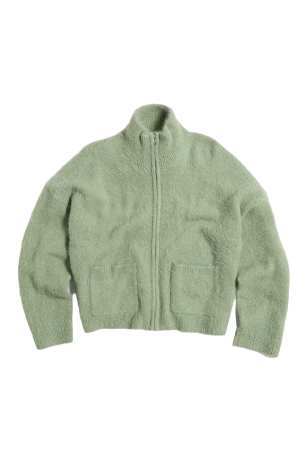 Tine Fluffy Cardigan Green