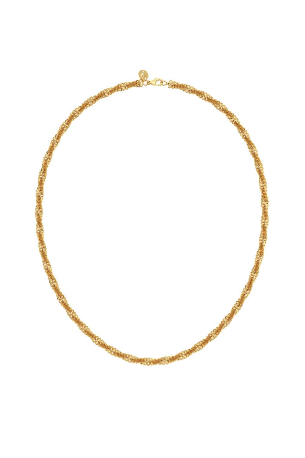 Tinsel Thin Necklace Gold