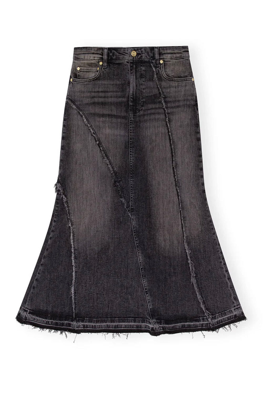 Tint Edge Denim long skirt