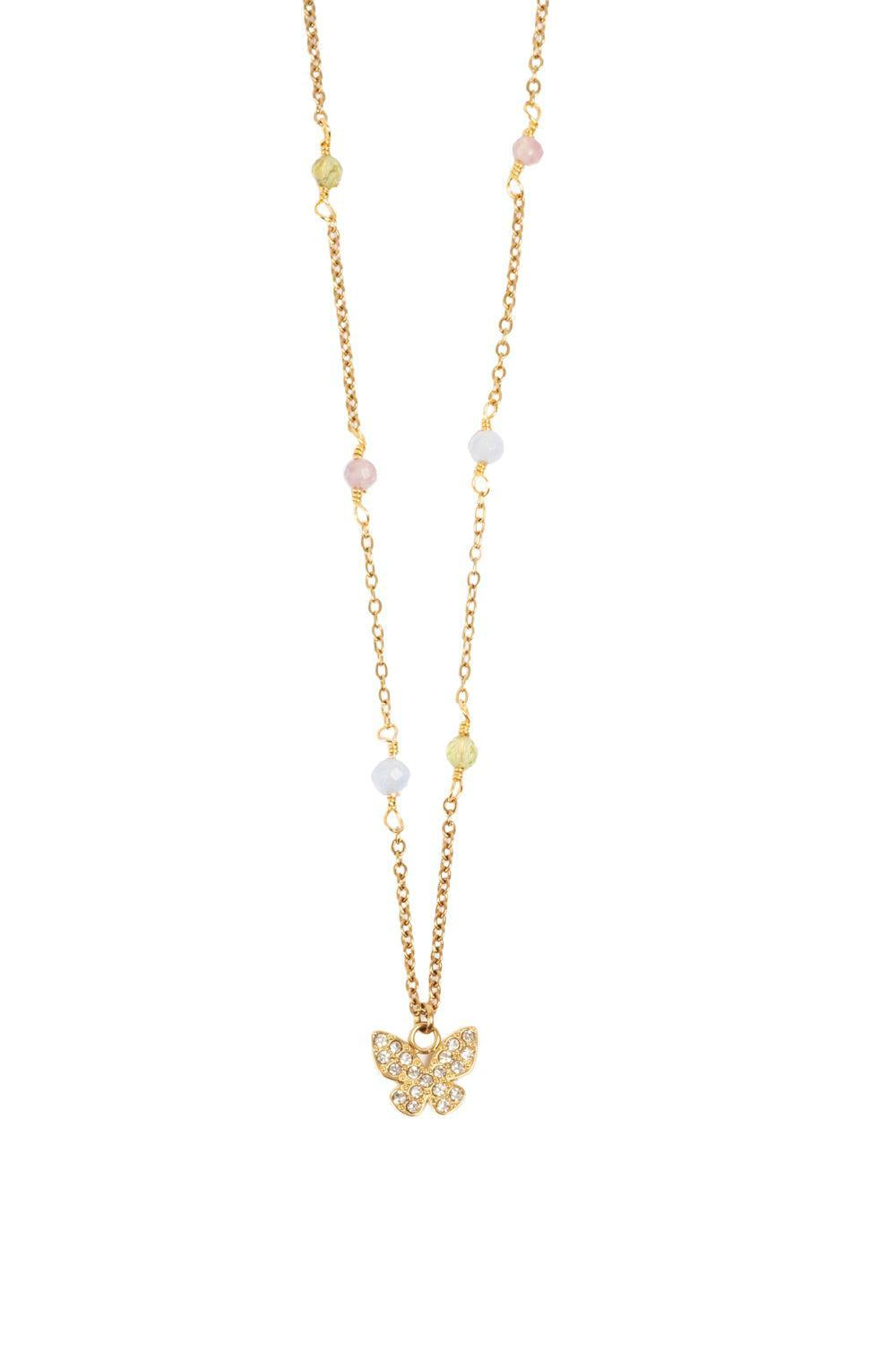 Tone Damli Butterfly Necklace