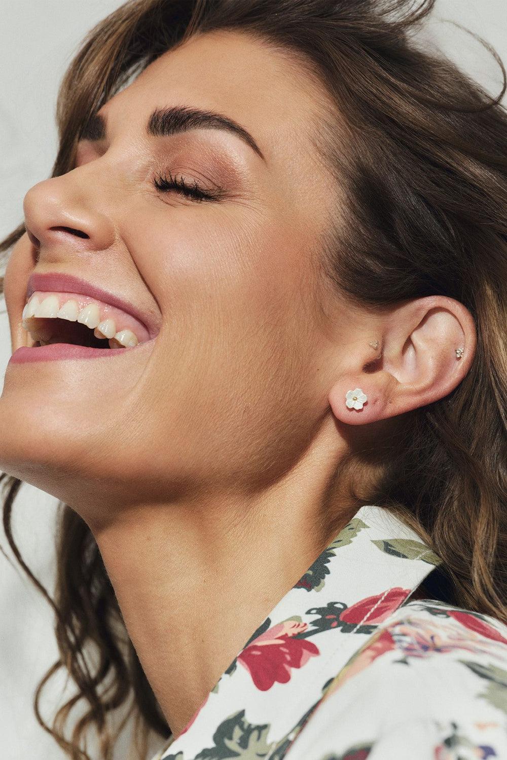 Tone Damli Forget-me-not Earrings