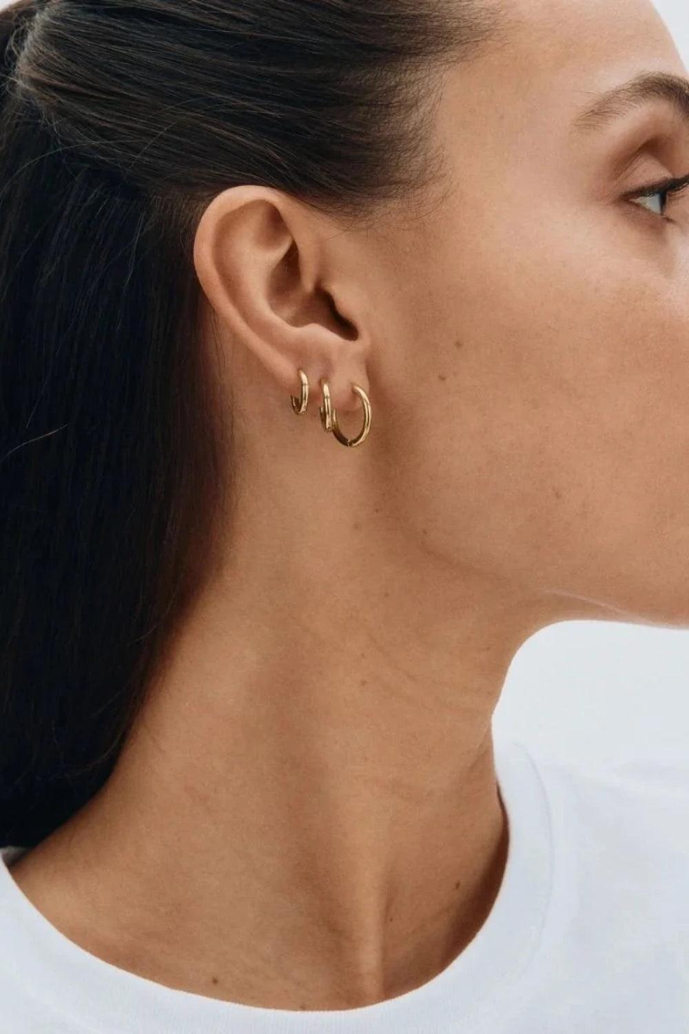 Triple Pair Hoops Gold
