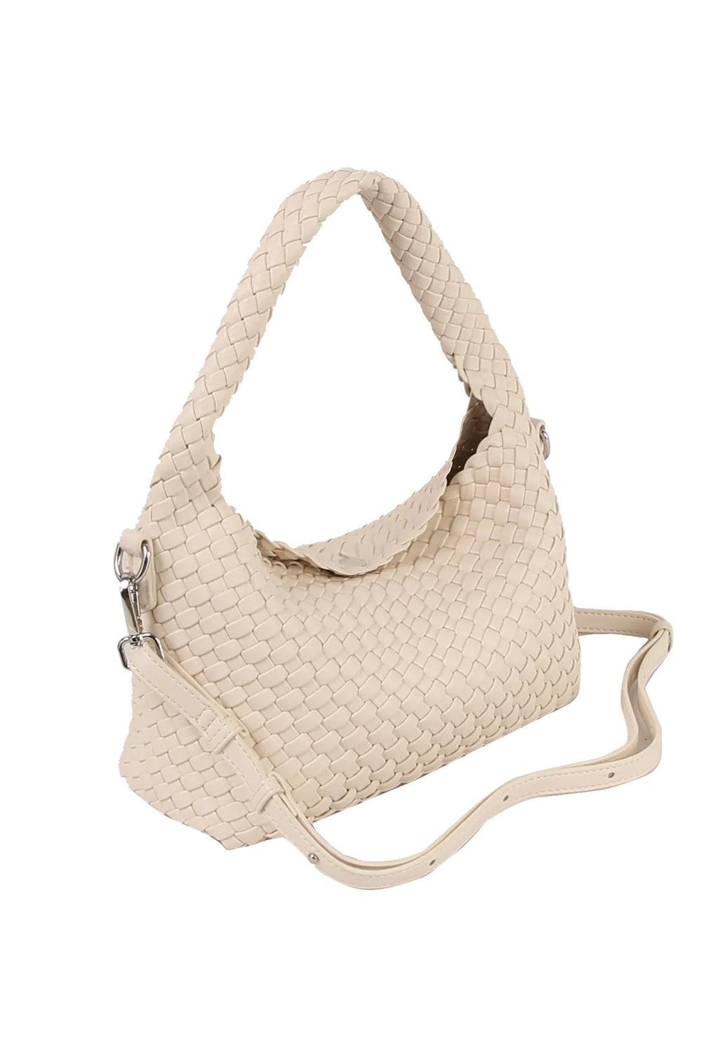 Twist Braided Soft Structure White Sand