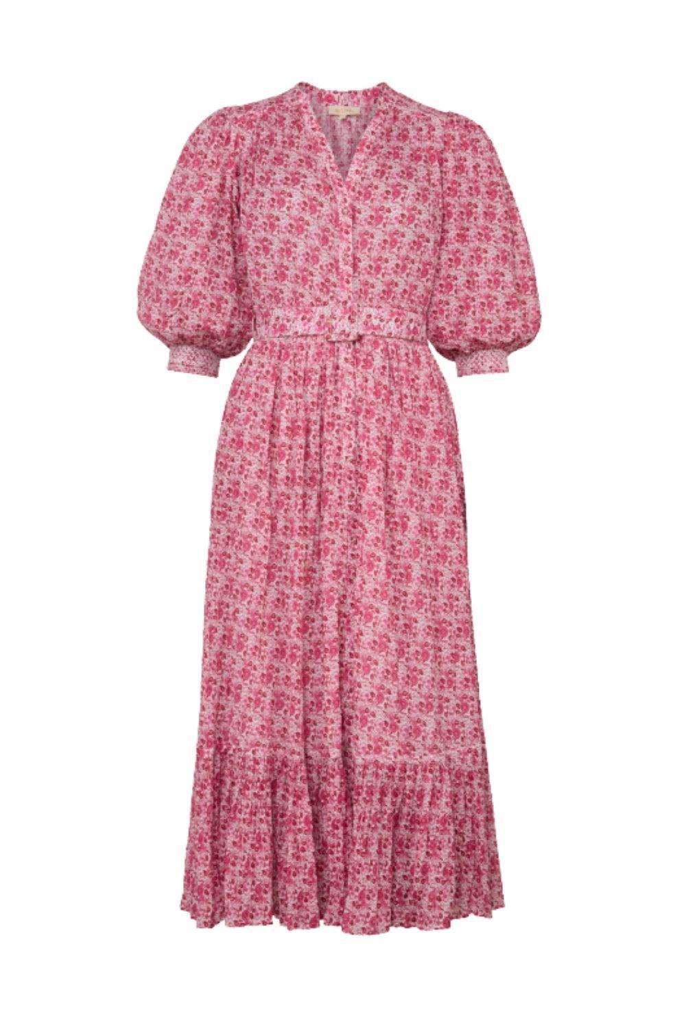 Twisted Midi Dress Wildflowers