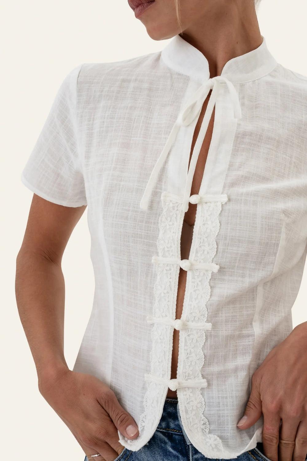 TyraIC Blouse White