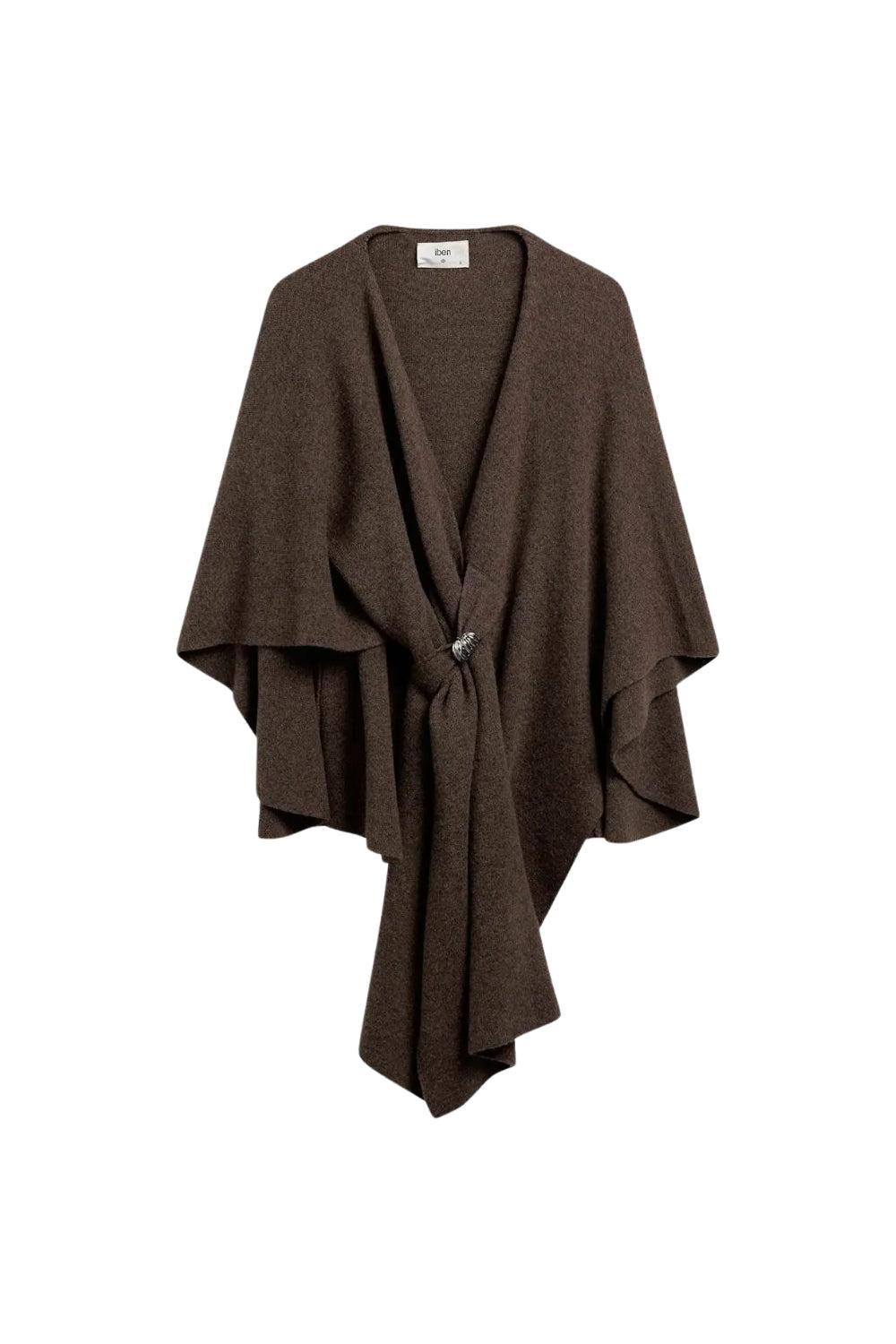 Vail Merino Shawl Brown