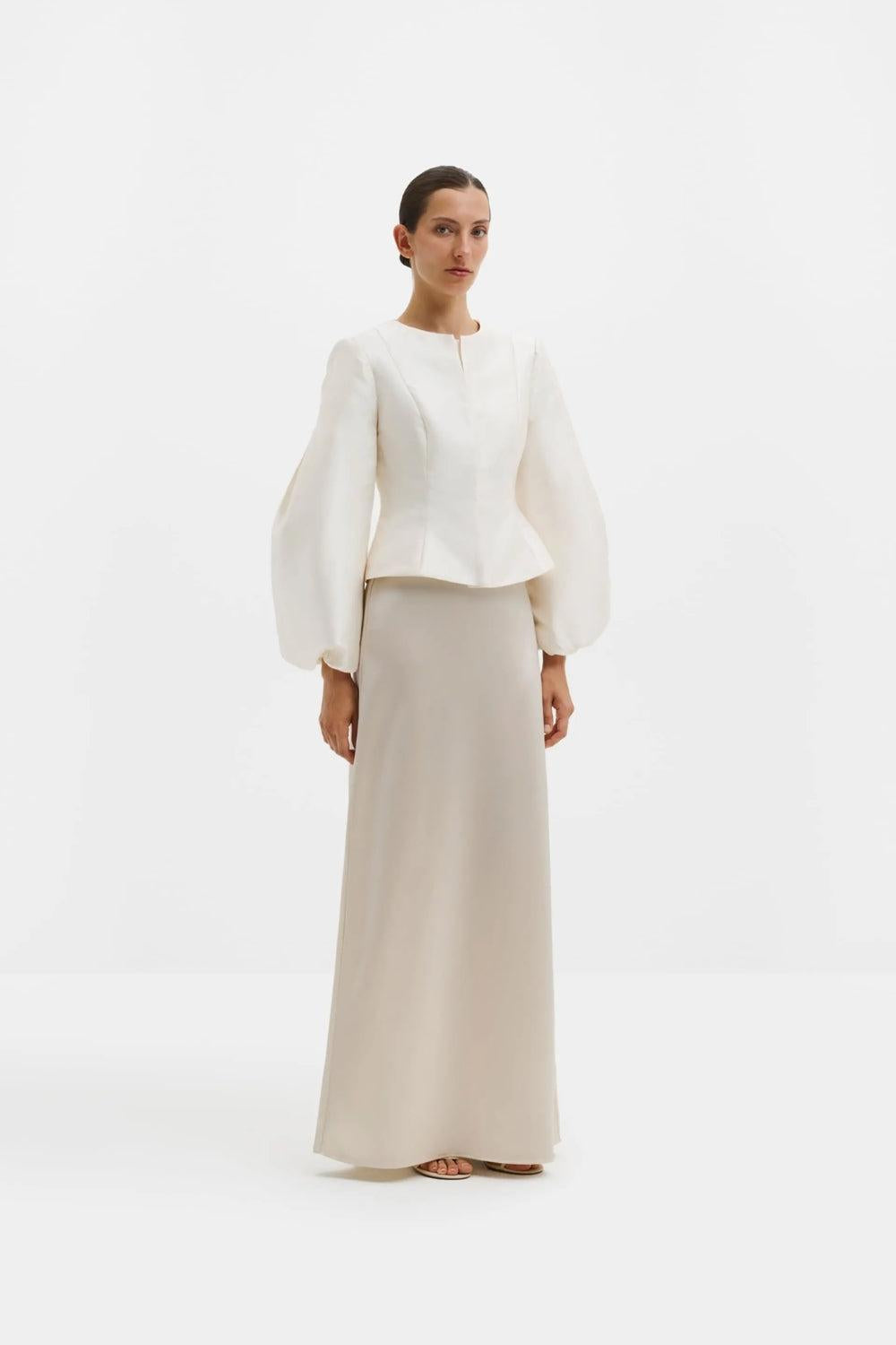 Vendela Ballon Sleeve blouse Ivory