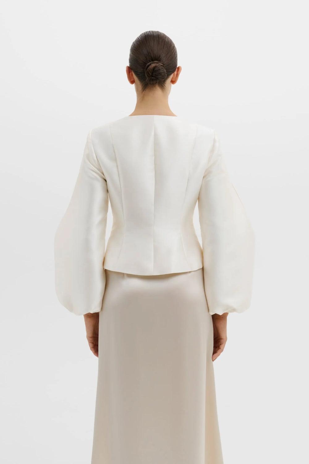 Vendela Ballon Sleeve blouse Ivory