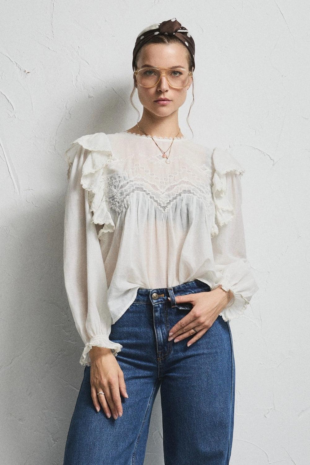 Victoria Blouse White