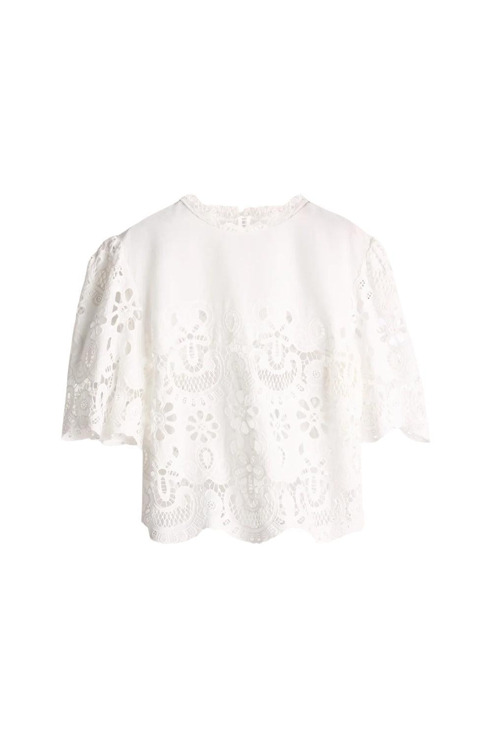 Victoria Lace White