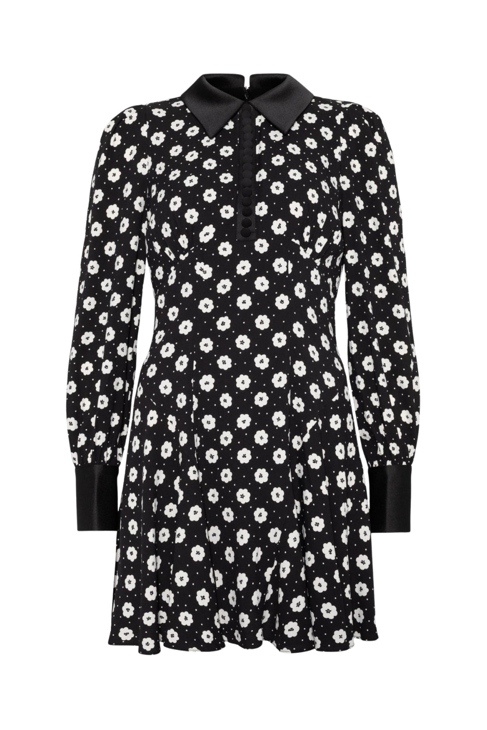 Viola Floral Dress Black