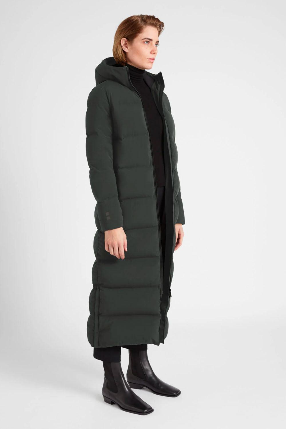 W Infinity Down Coat Olive