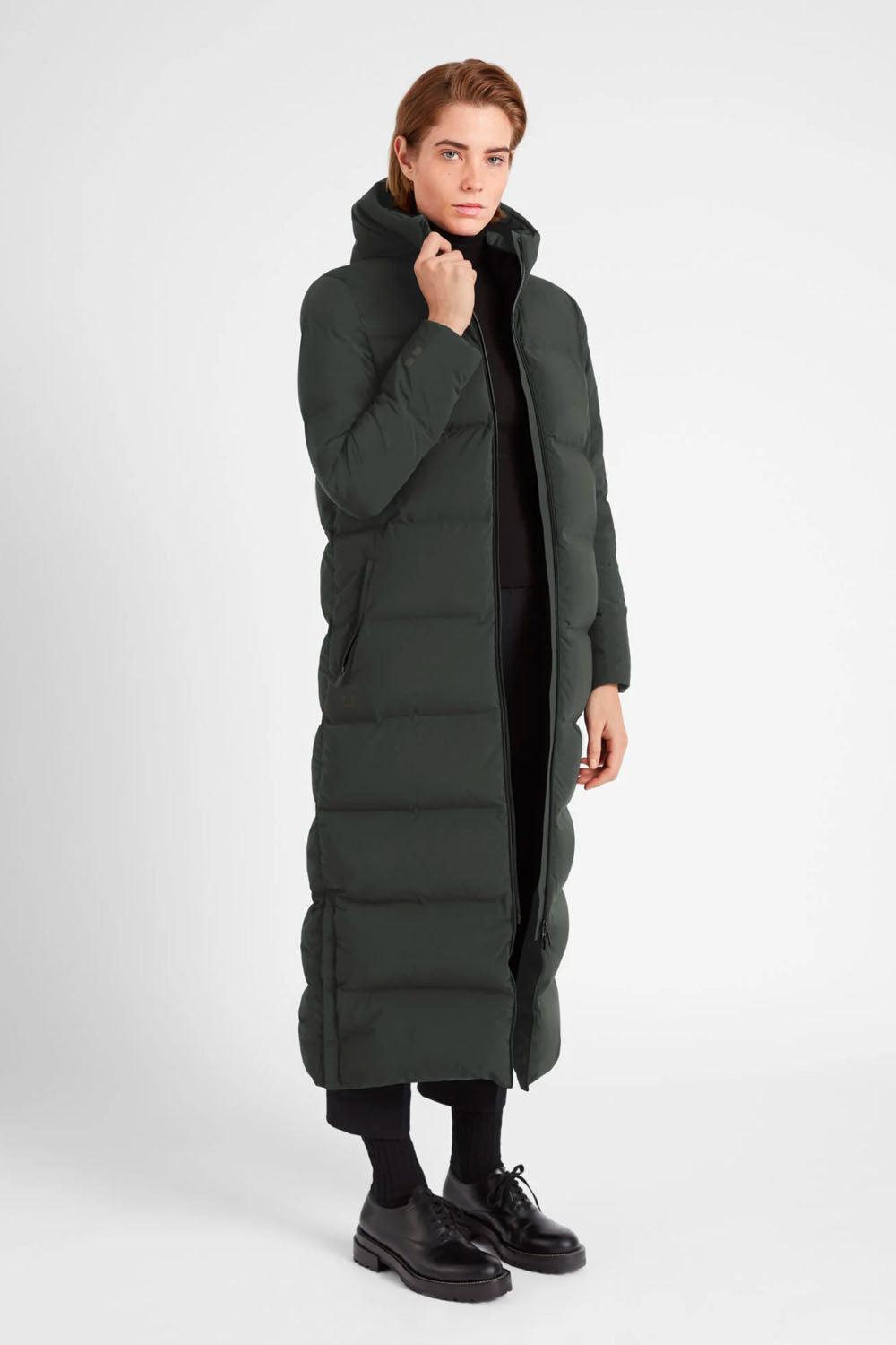 W Infinity Down Coat Olive