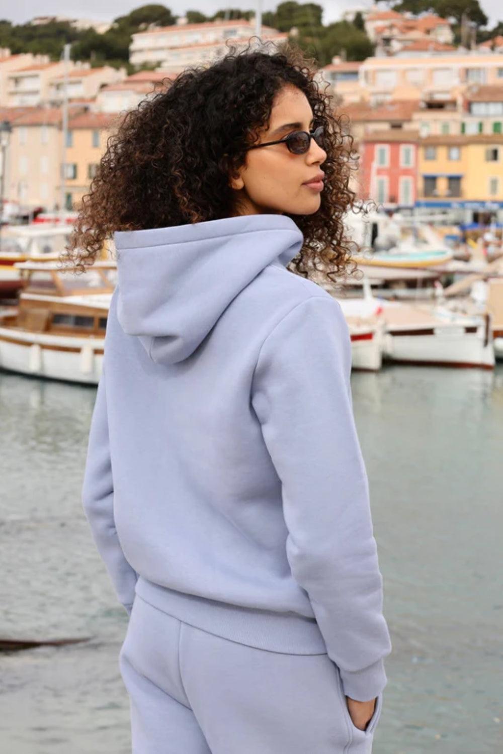 W. All-Star Zip Hoodie Vintage Blue