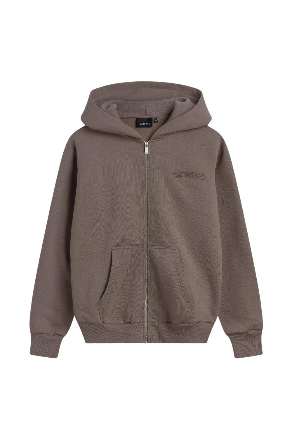 W. All-Star Zip Hoodie Walnut