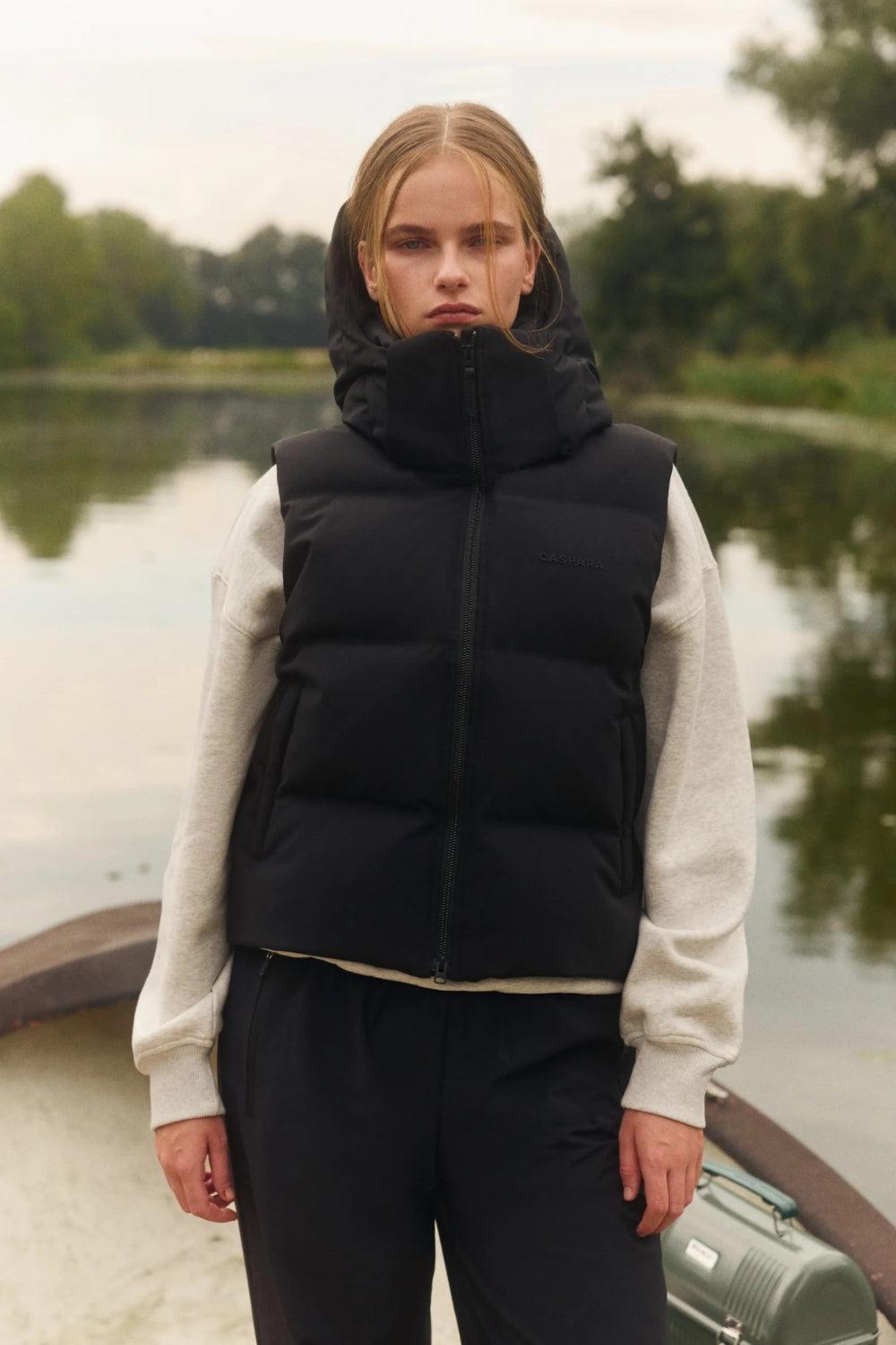 W. Aurora Puffer Vest Black