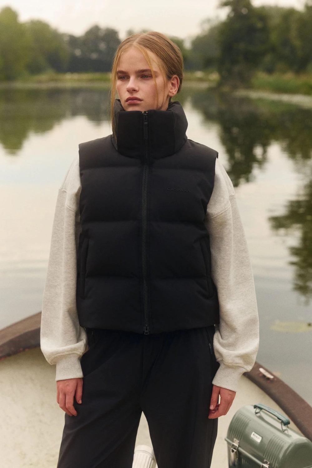 W. Aurora Puffer Vest Black