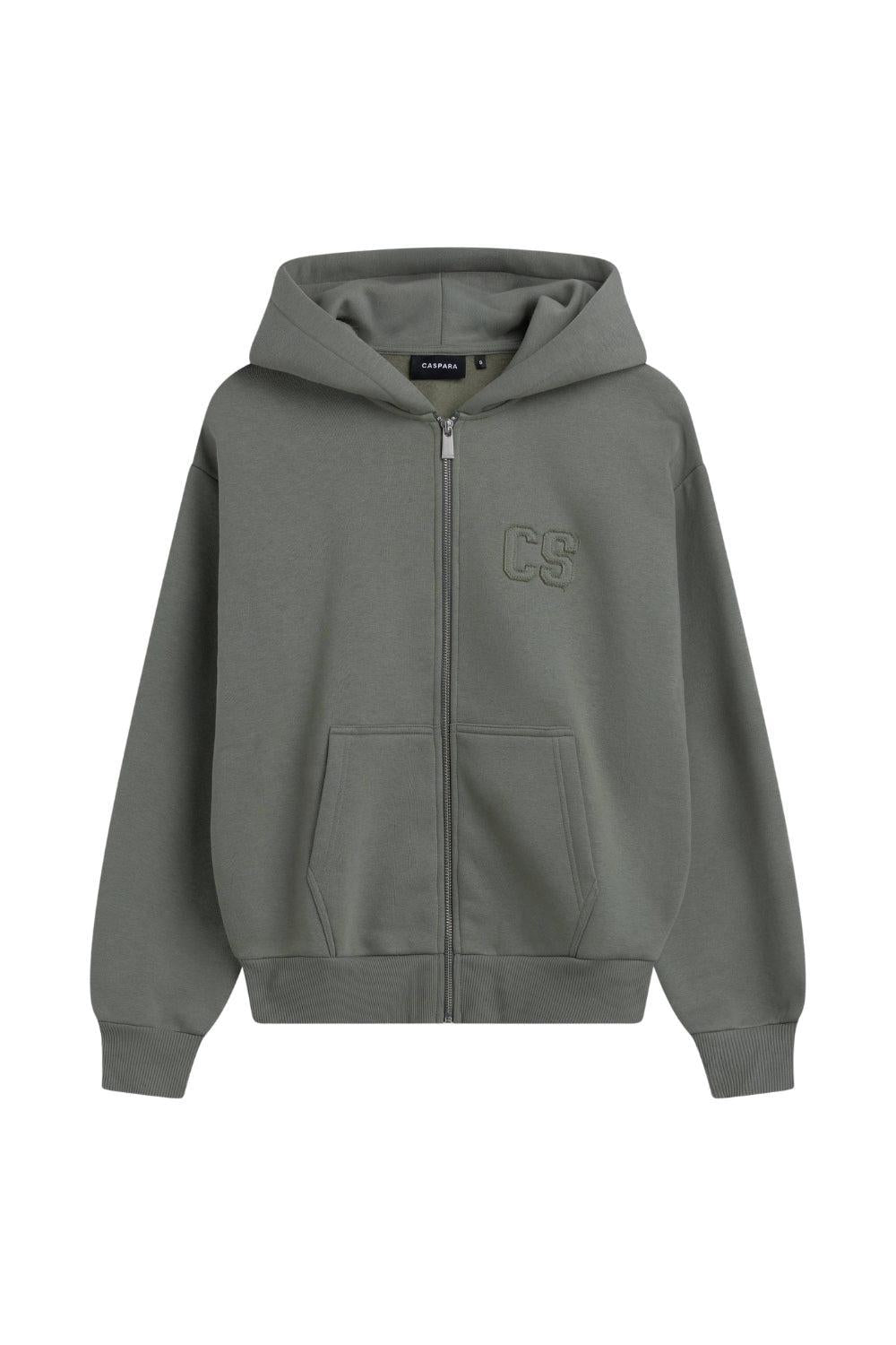 W. CS Zip Hoodie Khaki