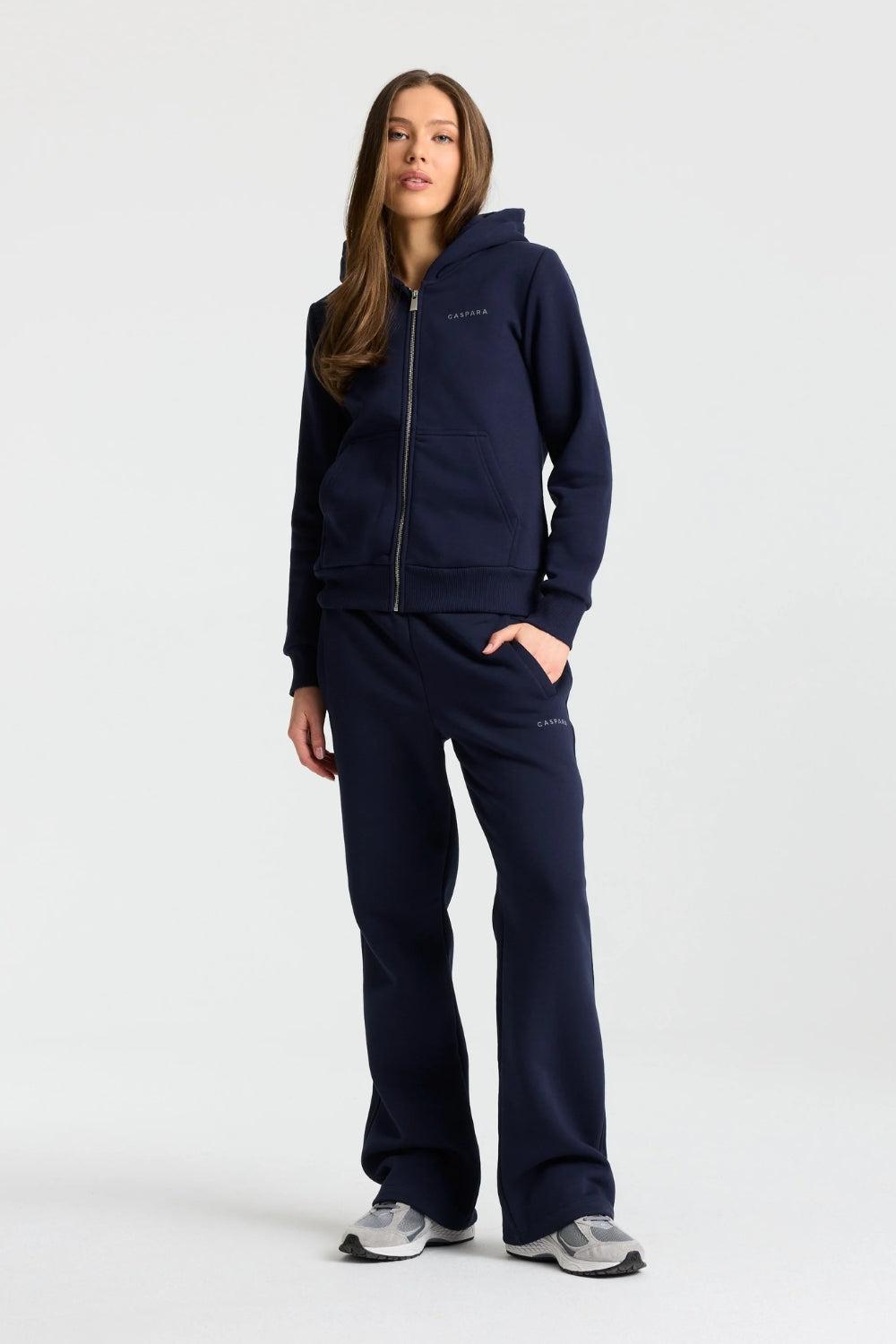 W. Cosmo Zip Hoodie Navy