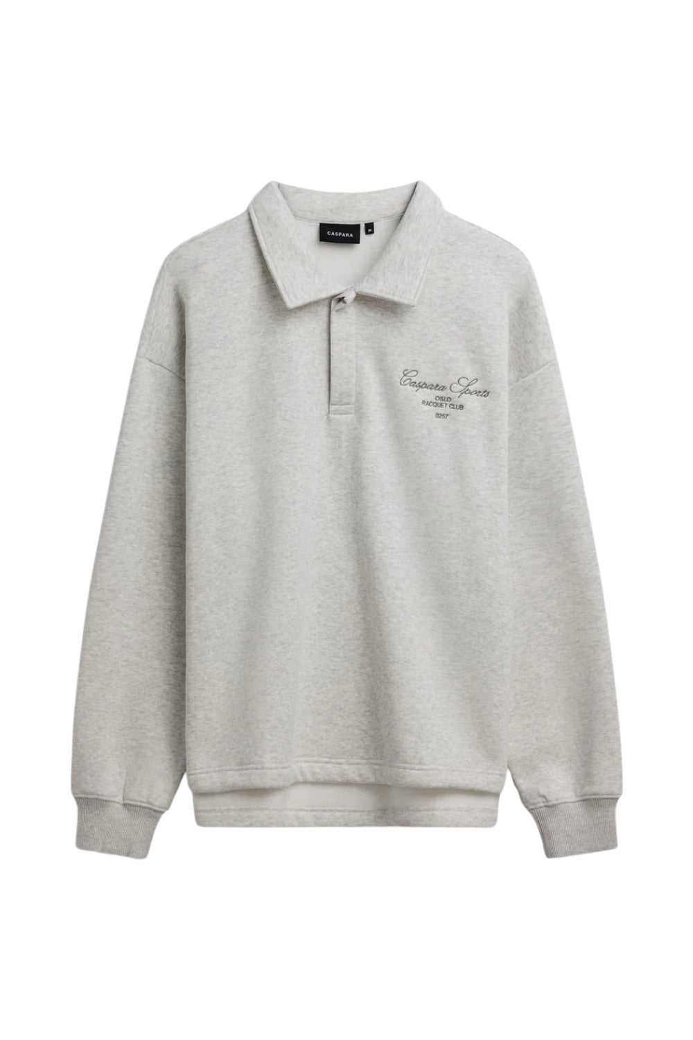 W. Racquet Club Rugby Shirt Grey Melange