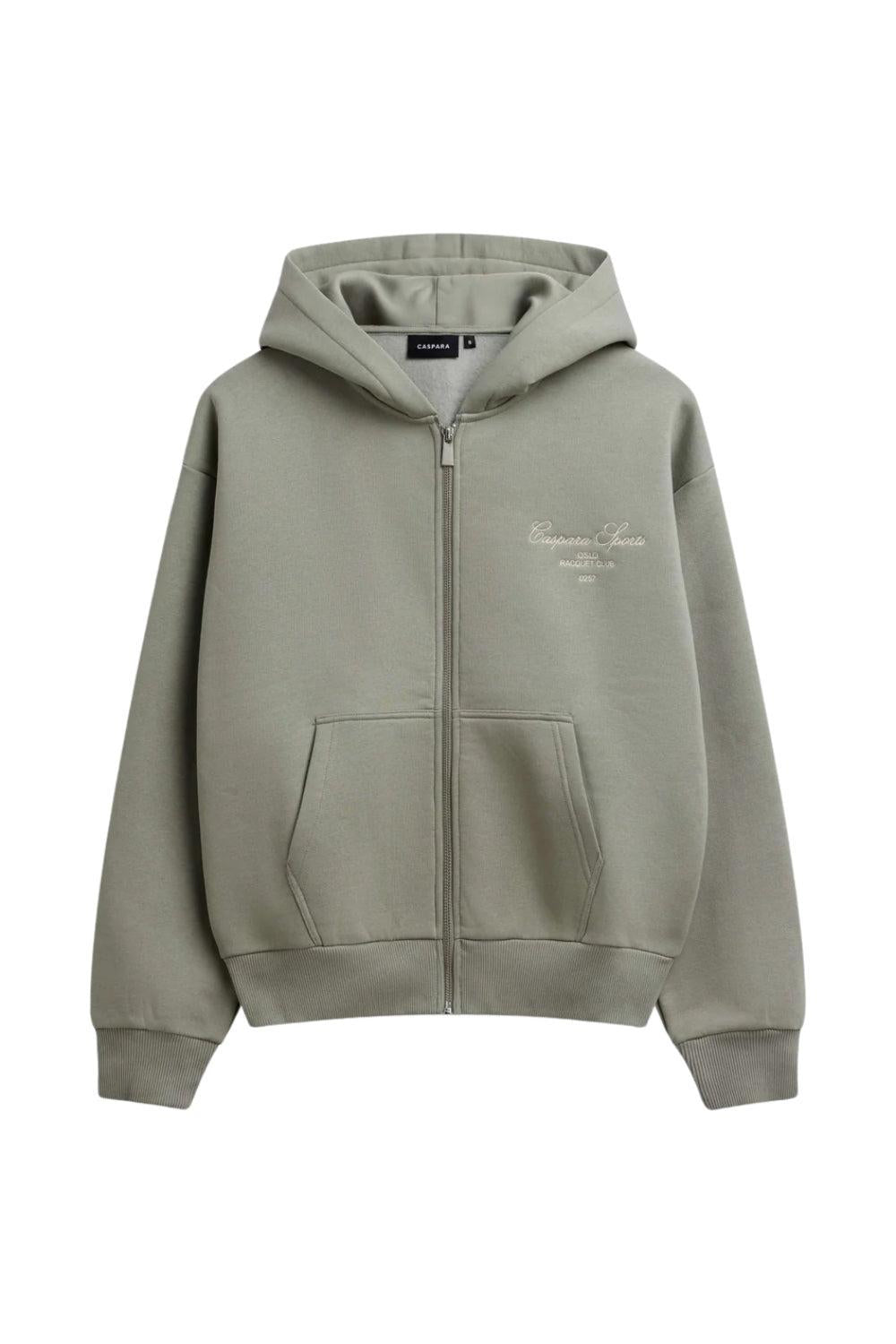 W. Racquet Club Zip Hoodie Dark Olive