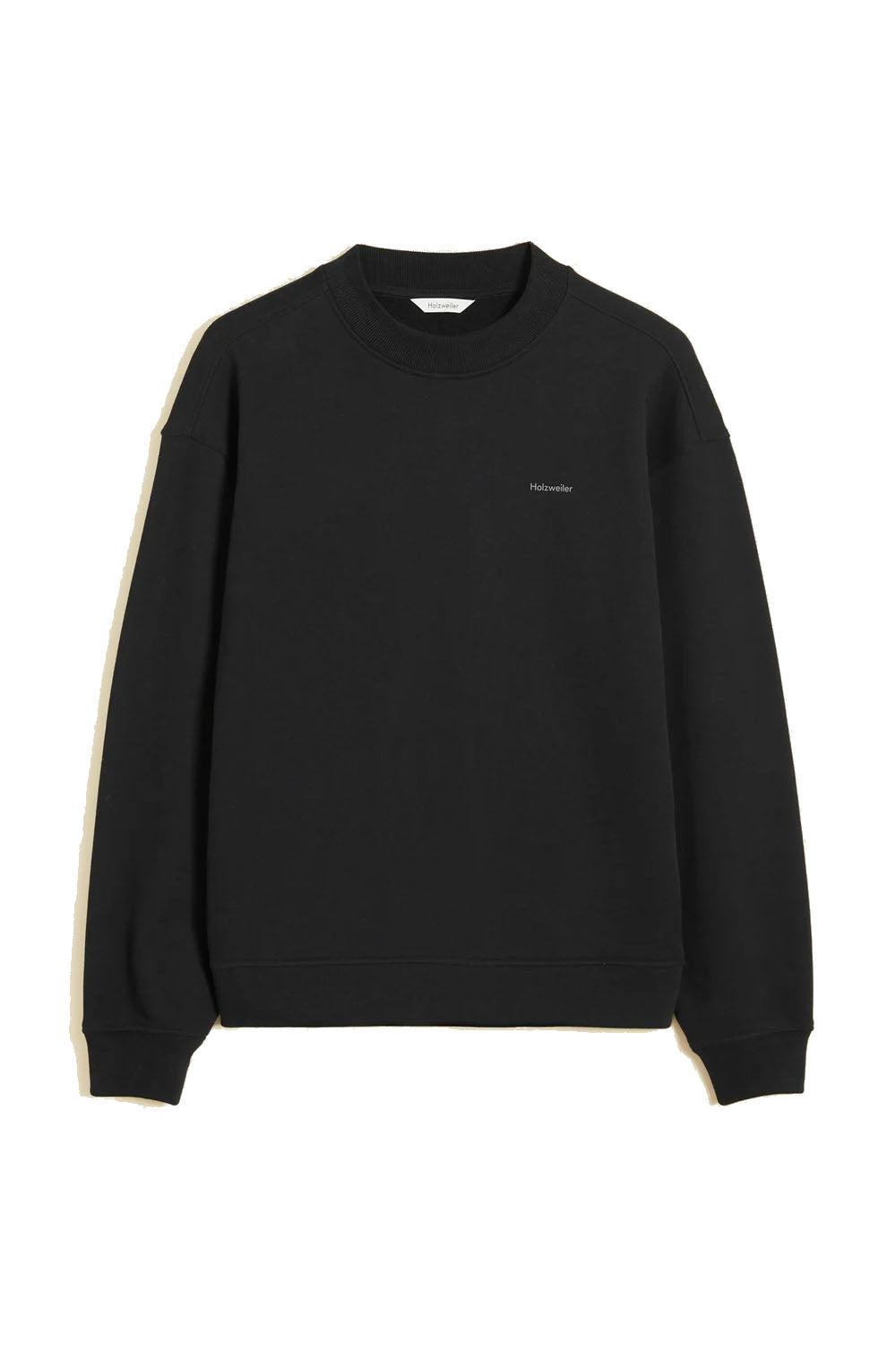 W. Relaxed Crew Black