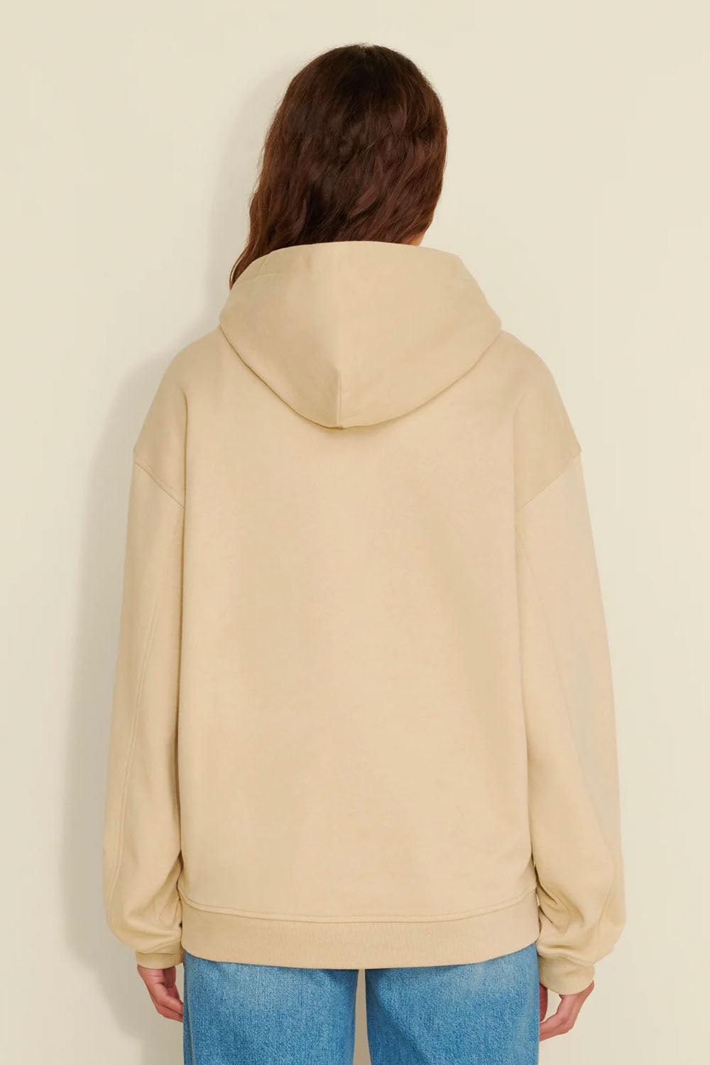 W. Relaxed Hoodie Sand
