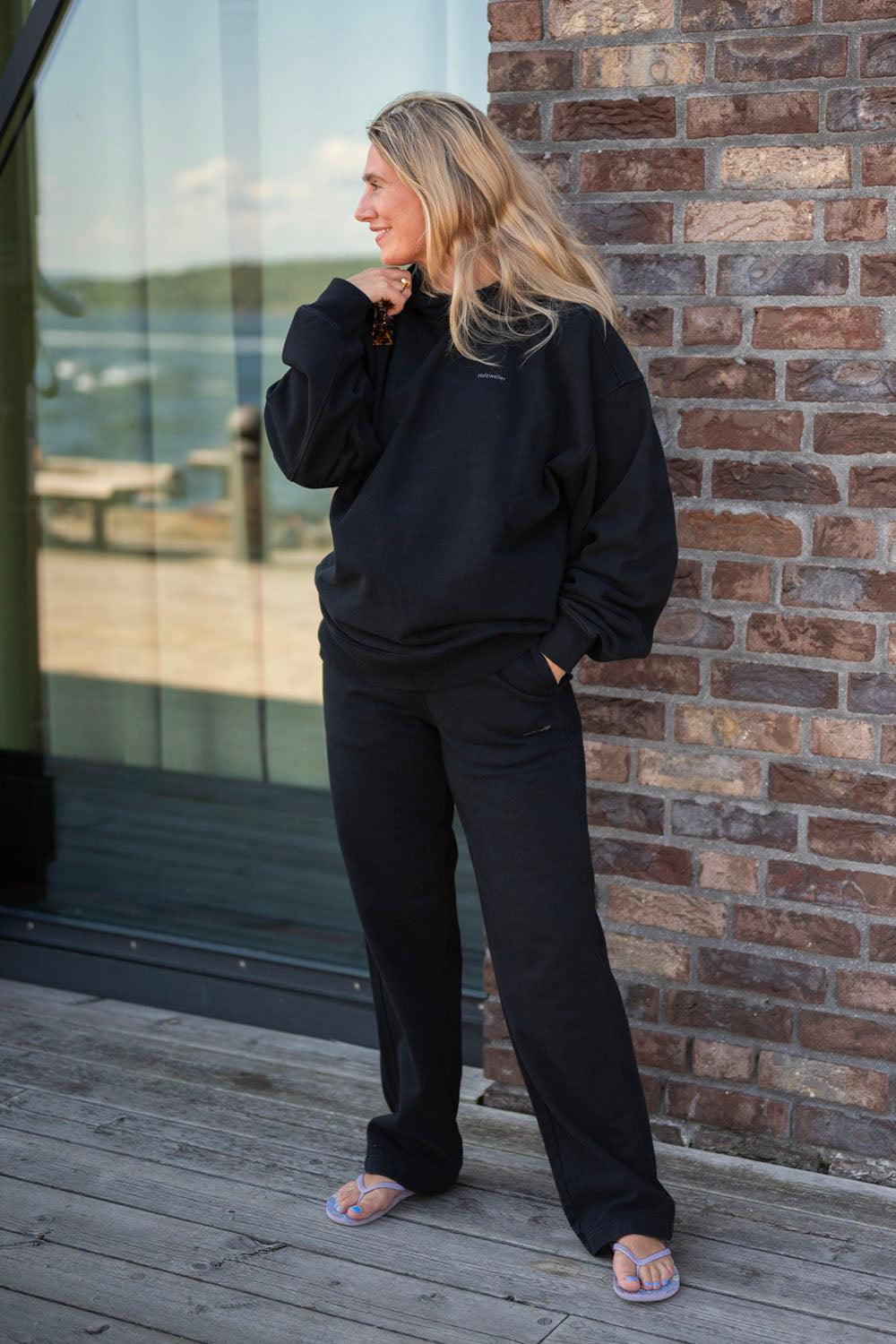 W. Relaxed Sweatpants Black