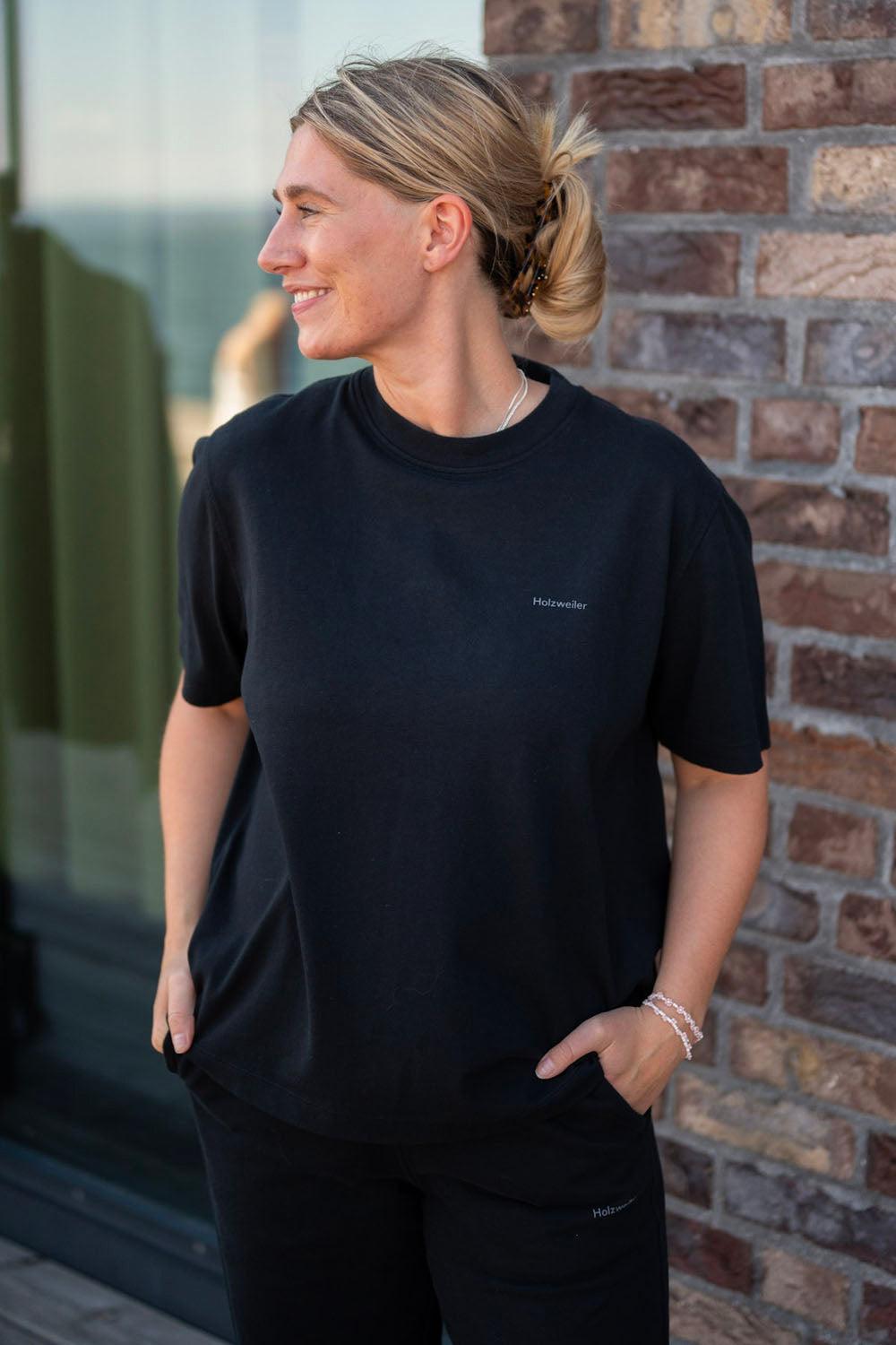 W. Relaxed Tee Black