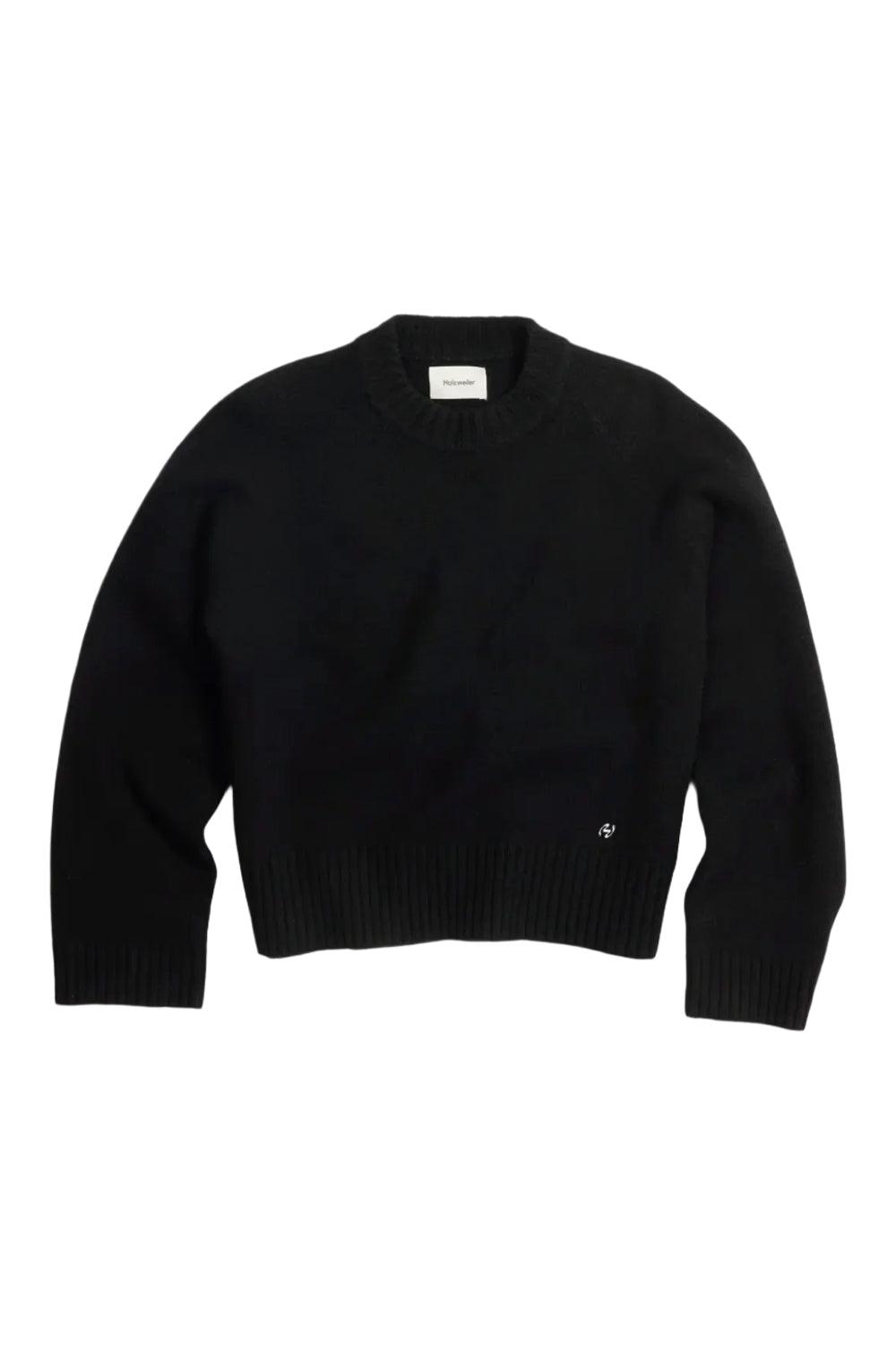 W. Wool Crew Black