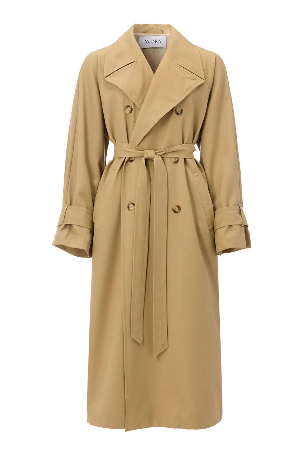 Wool Blend Trenchcoat