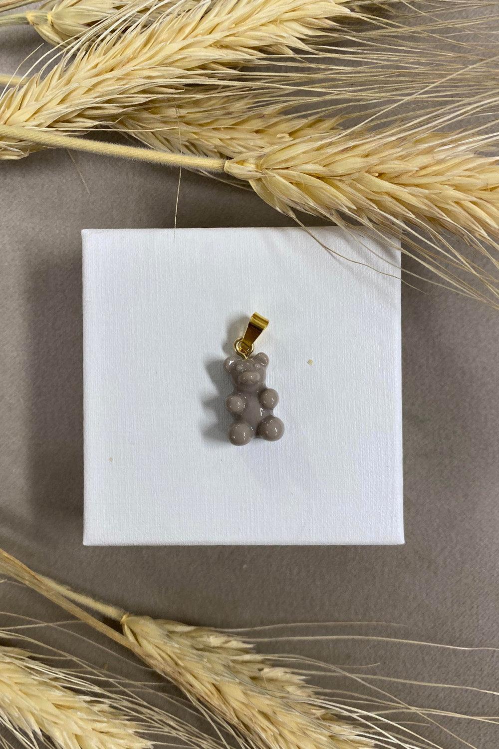 Yummy Bear Pendant Greyish