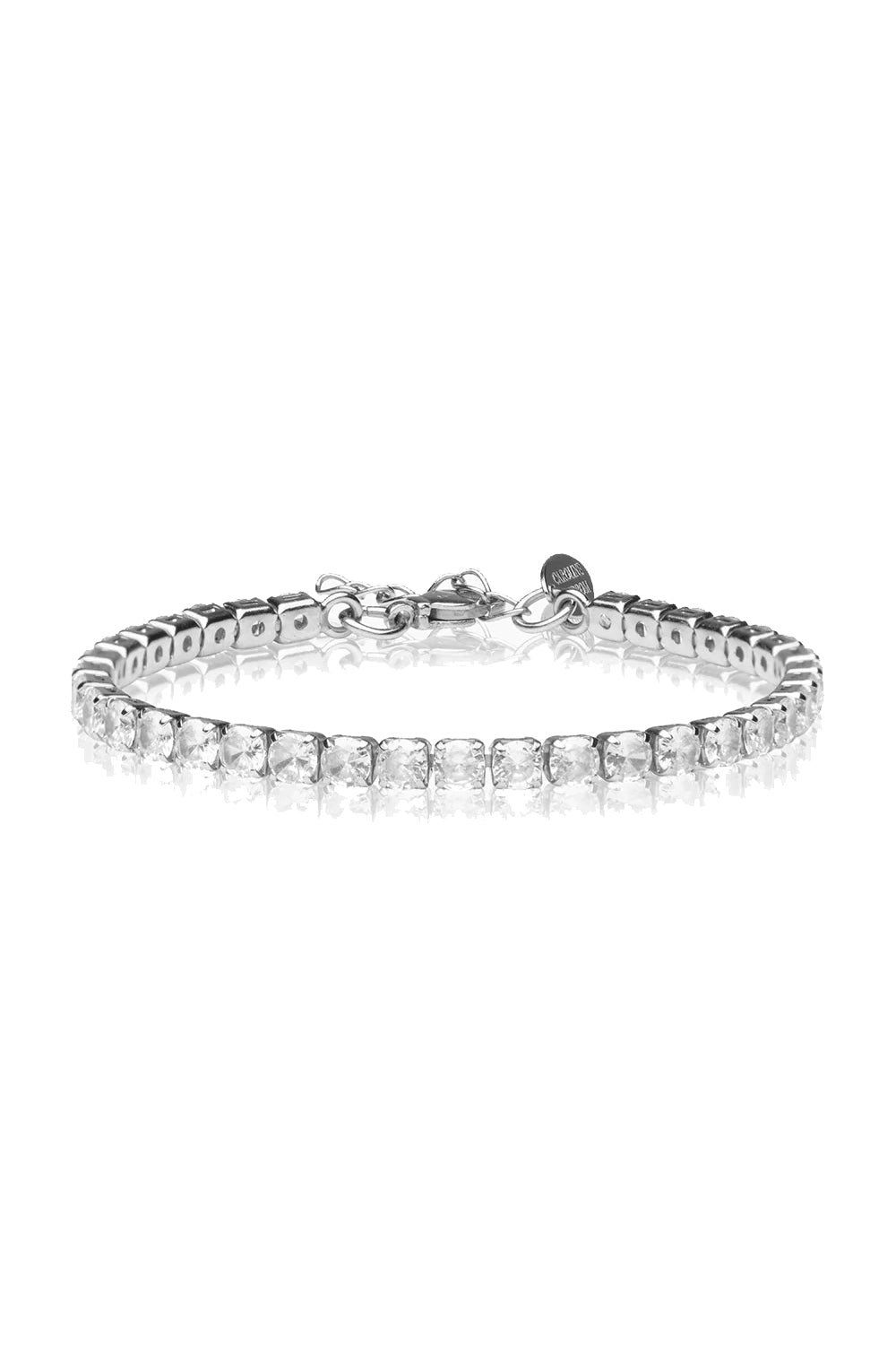 Zara Bracelet Rhodium Crystal