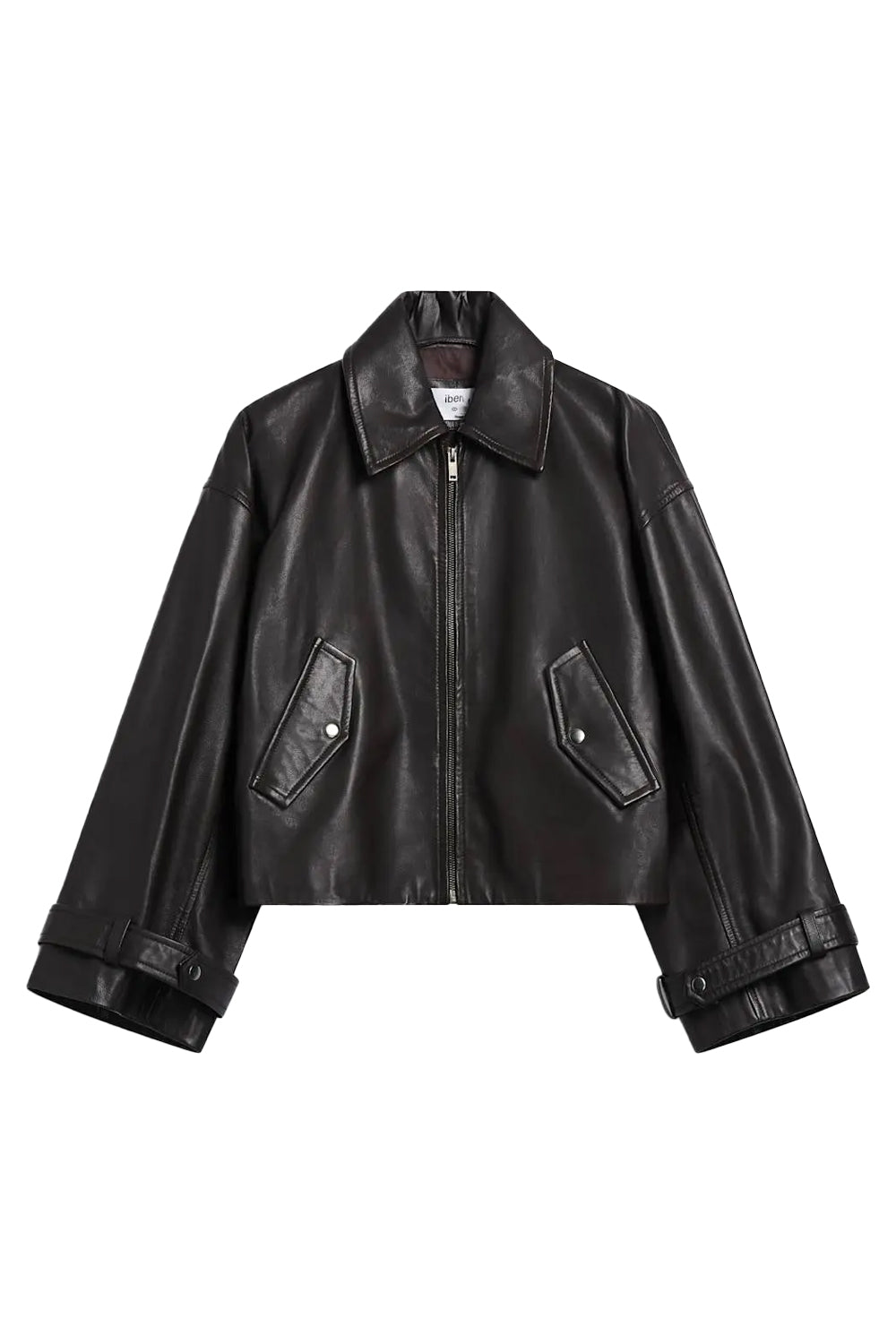 Zephyr leather jacket brown espresso