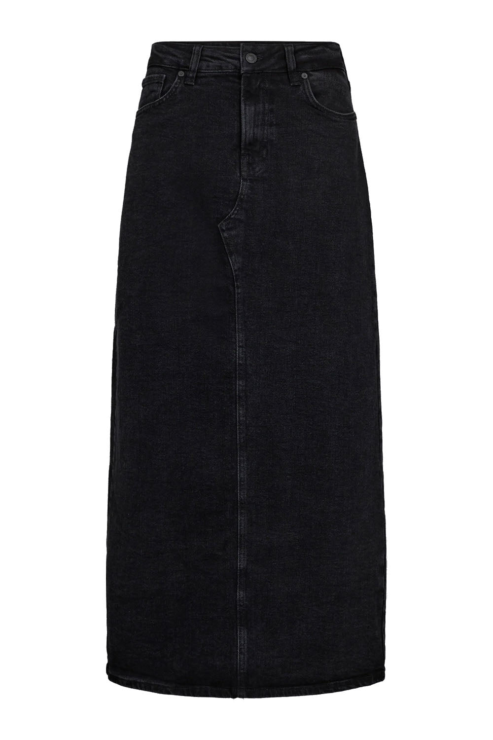 Zoe maxi skirt wash faded black
