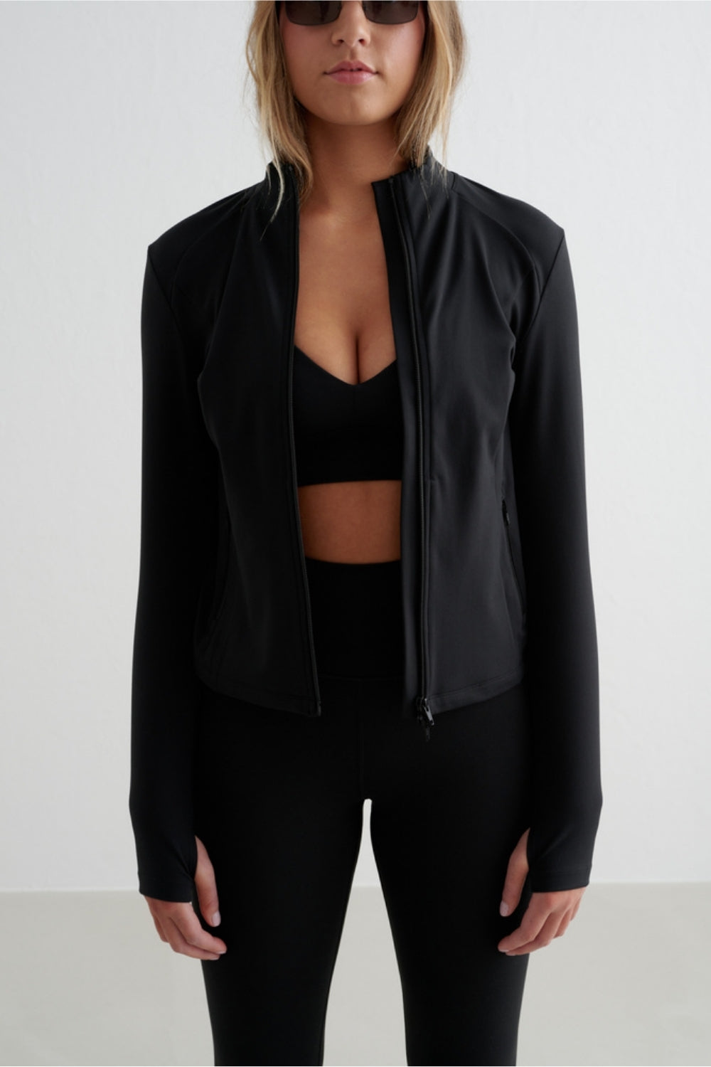 Sense Zip Jacket Black