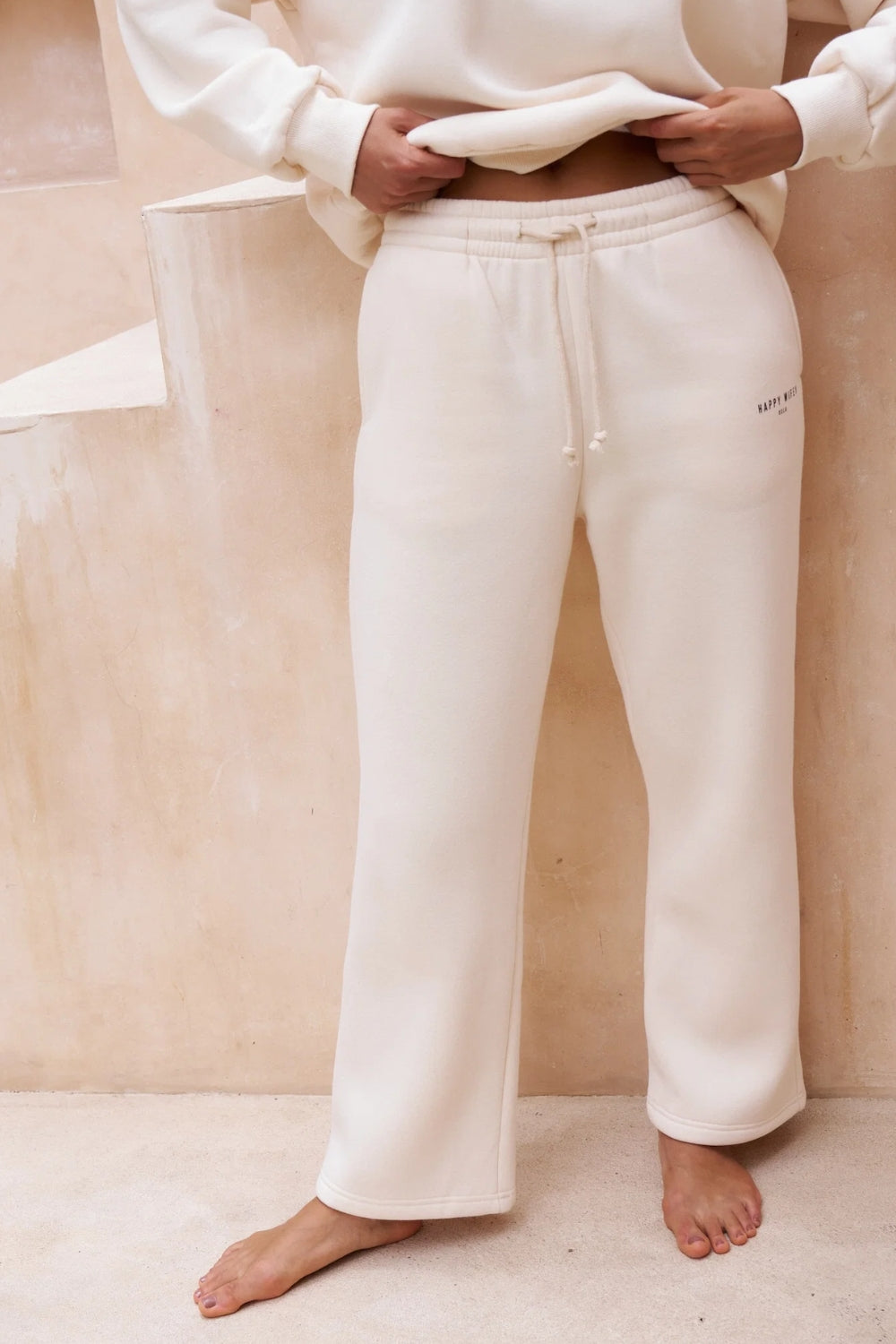 The Straight-Leg Sweatpants Butter Cream