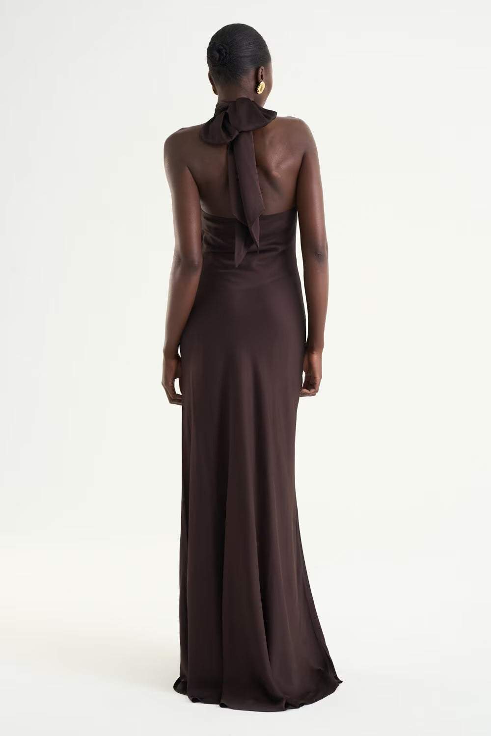 Anemone Dress Mocha Brown
