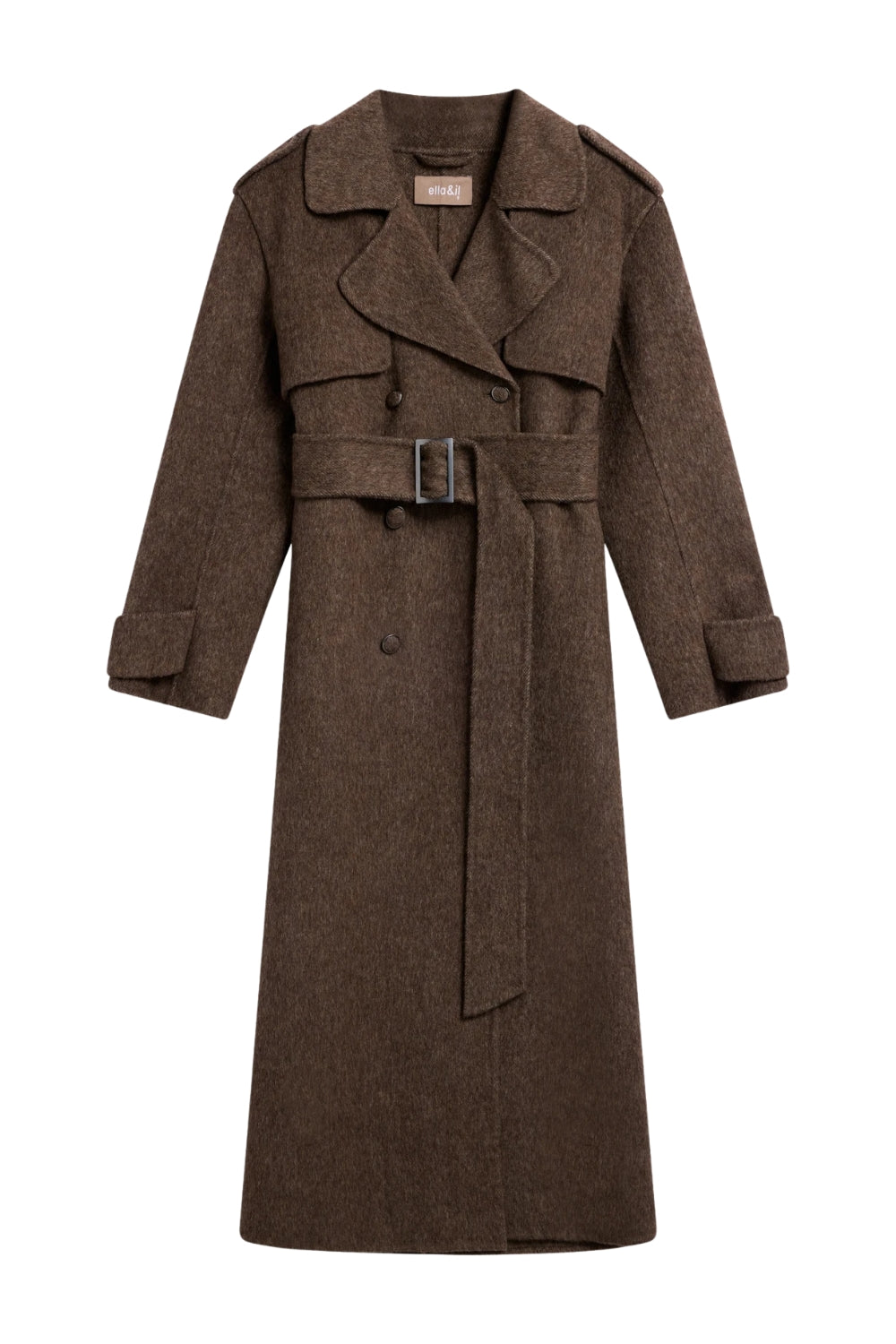 Yua Coat Dark Brown