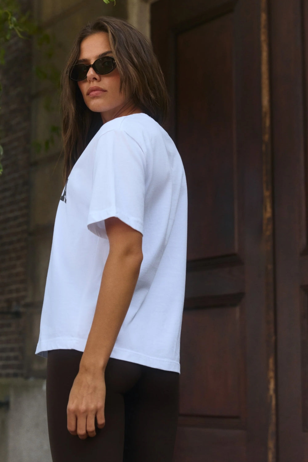 W. All-Star Signature Tee White w. Espresso