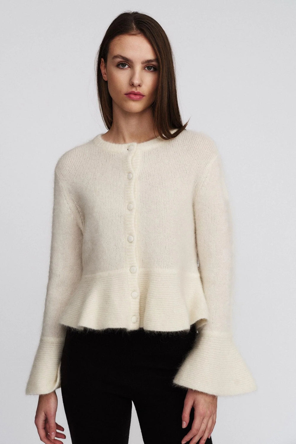 Maren Chunky Cardigan Bright White