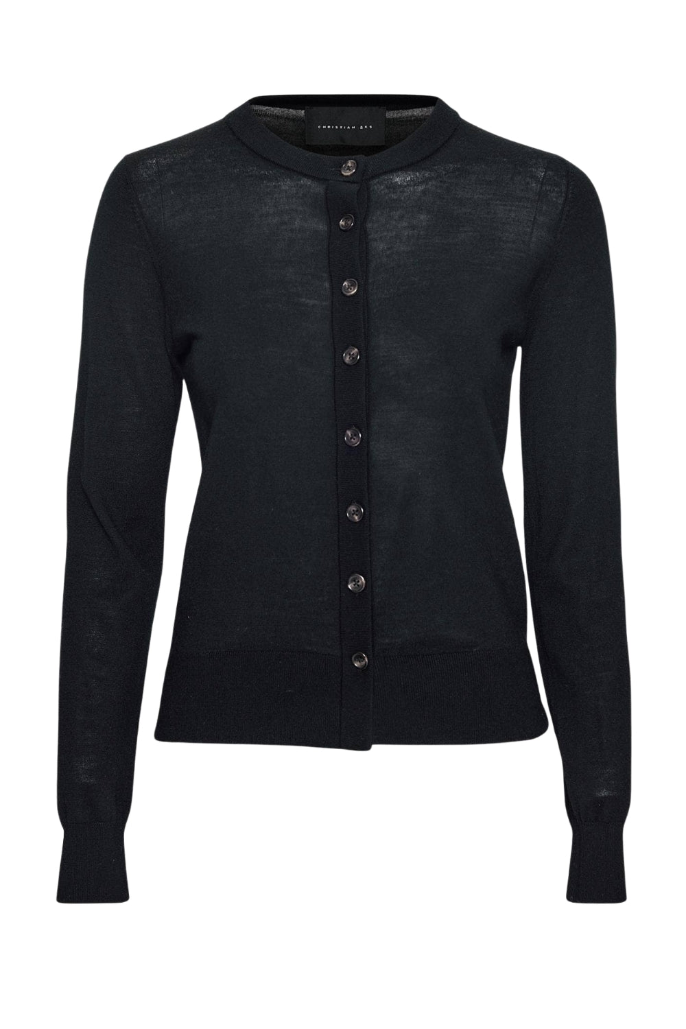 Rose Merino Cardigan Black