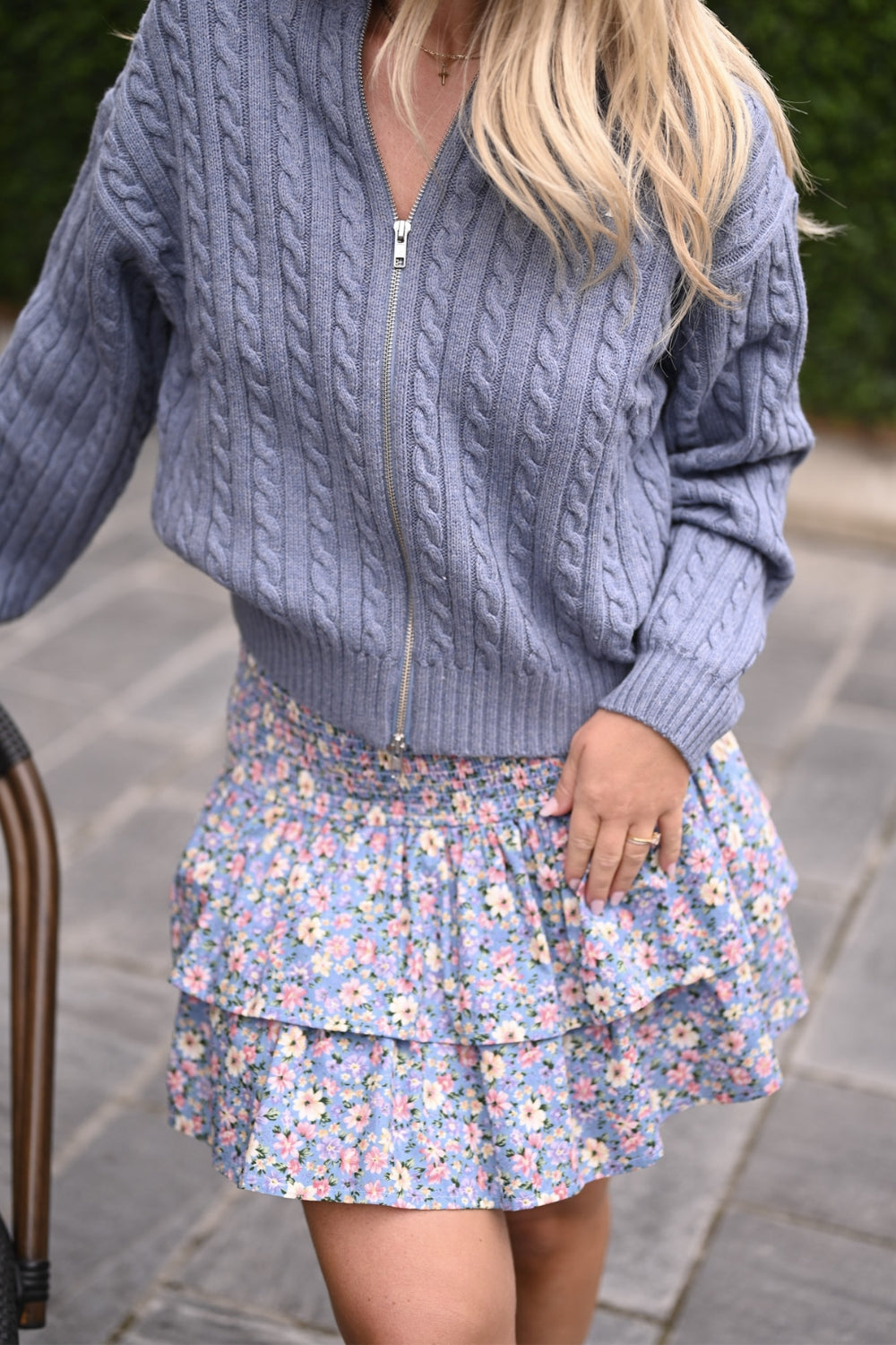 Sorrento skirt Wild Floral Blue Combo