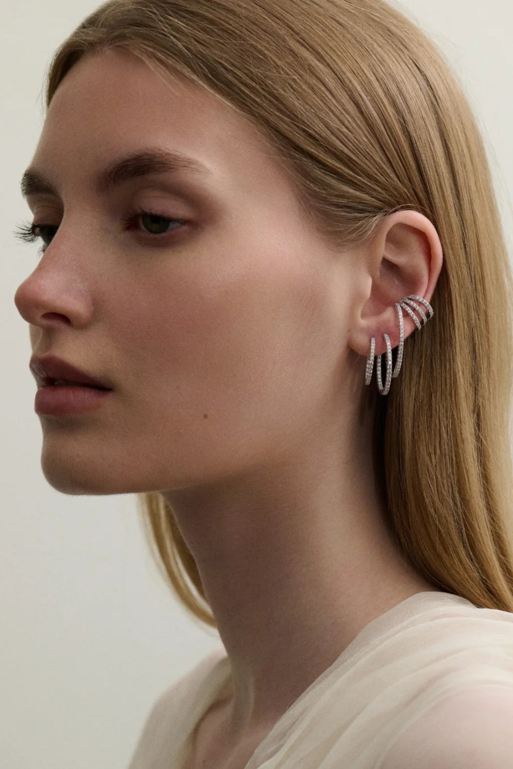 Eterno Hoops 20mm Silver